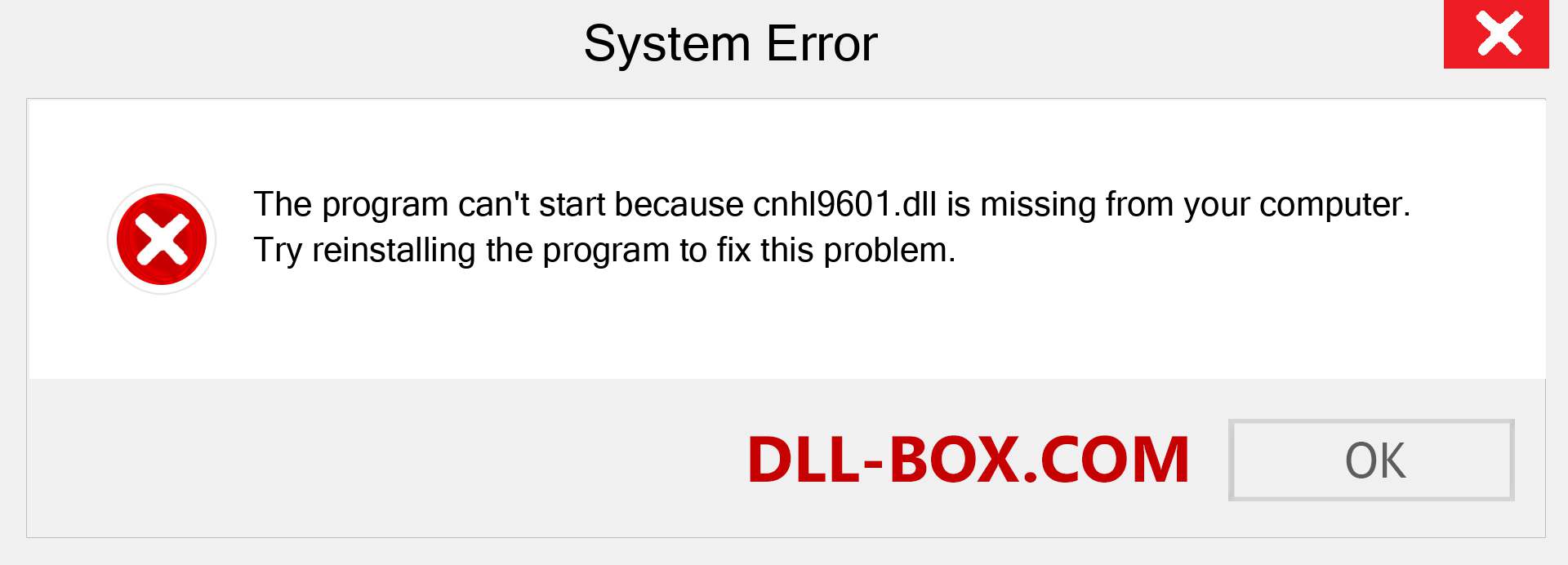  cnhl9601.dll file is missing?. Download for Windows 7, 8, 10 - Fix  cnhl9601 dll Missing Error on Windows, photos, images